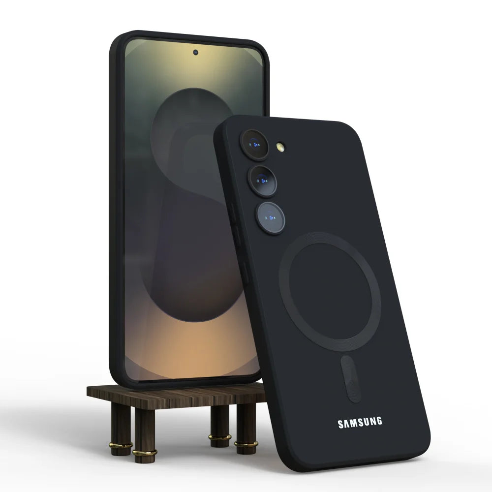 Funda magnética de silicona para Samsung Galaxy