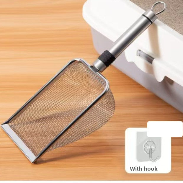 Stainless Steel Cat Litter Scoop – Rust-Resistant