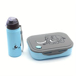 Cartoon Elephant Kids Bento Box And Water Bottle Set