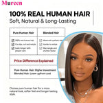 Straight Human Hair Glueless Bob Wig