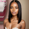 Straight Human Hair Glueless Bob Wig