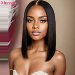 Straight Human Hair Glueless Bob Wig