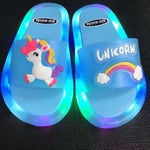 Cartoon Unicorn Kids Slippers