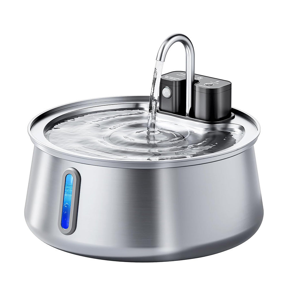 4L Stainless Steel Pet Water Fountain