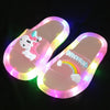 Cartoon Unicorn Kids Slippers