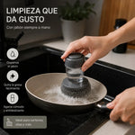Dishwashing Brush with Soap Dispenser