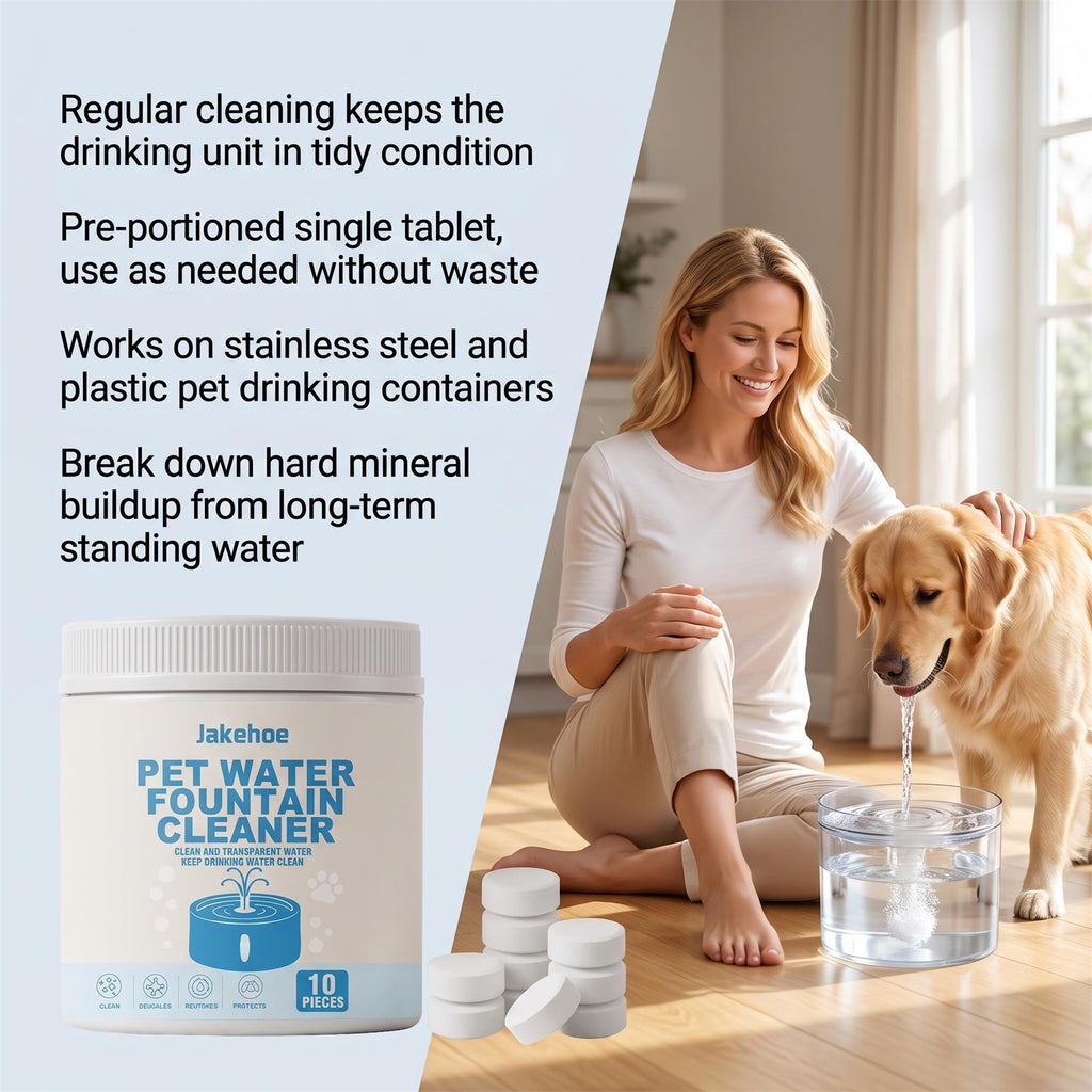 Pet water dispenser cleaner