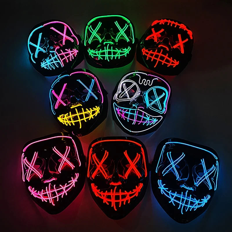 Neon LED Purge Mask