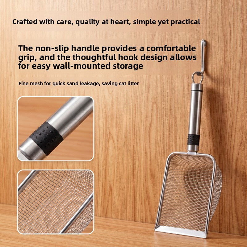 Stainless Steel Pet Litter Scoop