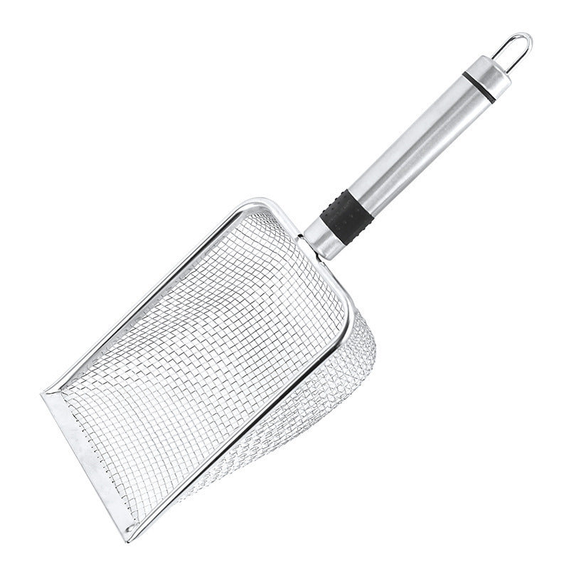 Stainless Steel Cat Litter Scoop – Rust-Resistant