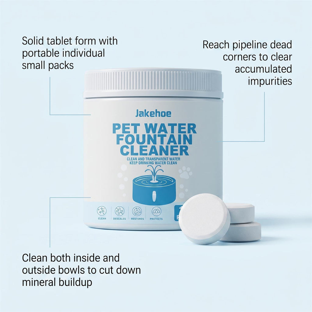 Pet water dispenser cleaner