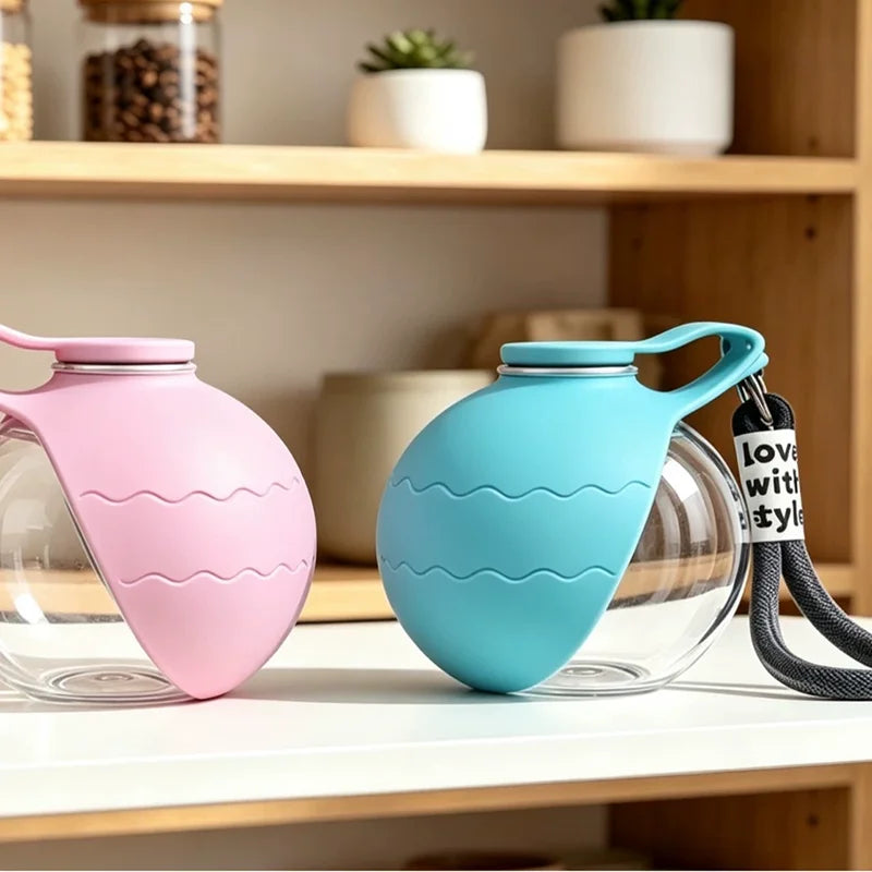 AquaPaw – Botella con cuenco de silicona para mascotas