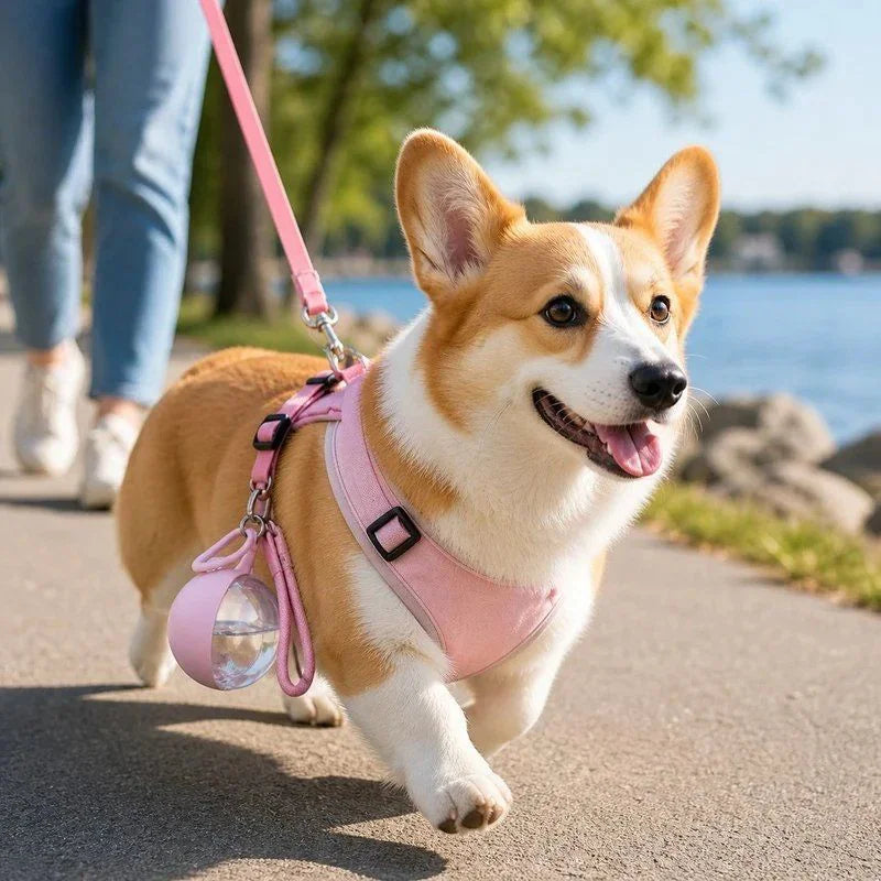 AquaPaw – Botella con cuenco de silicona para mascotas