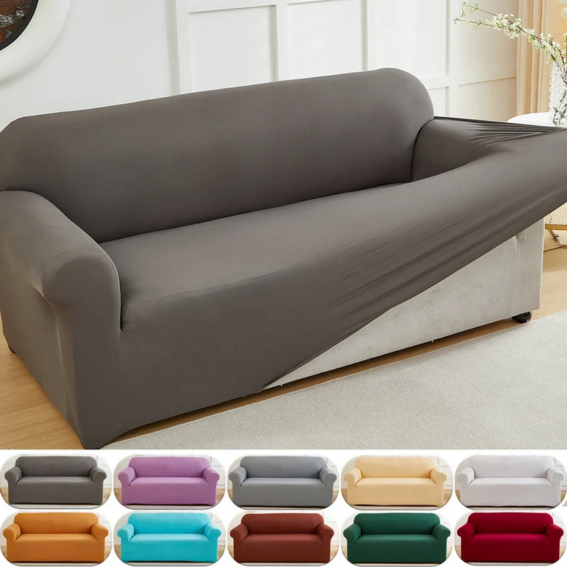 Solid Color Stretch Sofa Slipcover