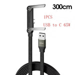 Fast Charging Foldable Bracket Data Cable