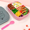 Cartoon Elephant Kids Bento Box And Water Bottle Set