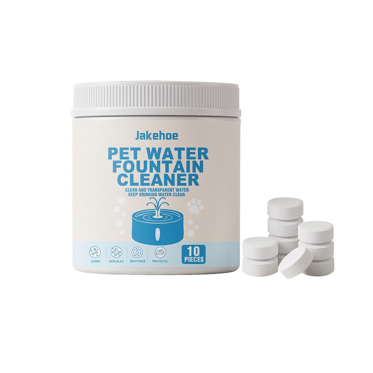 Pet water dispenser cleaner