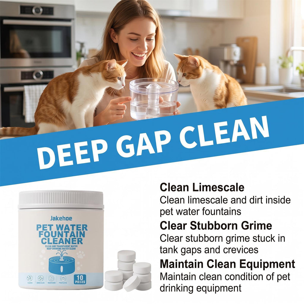 Pet water dispenser cleaner