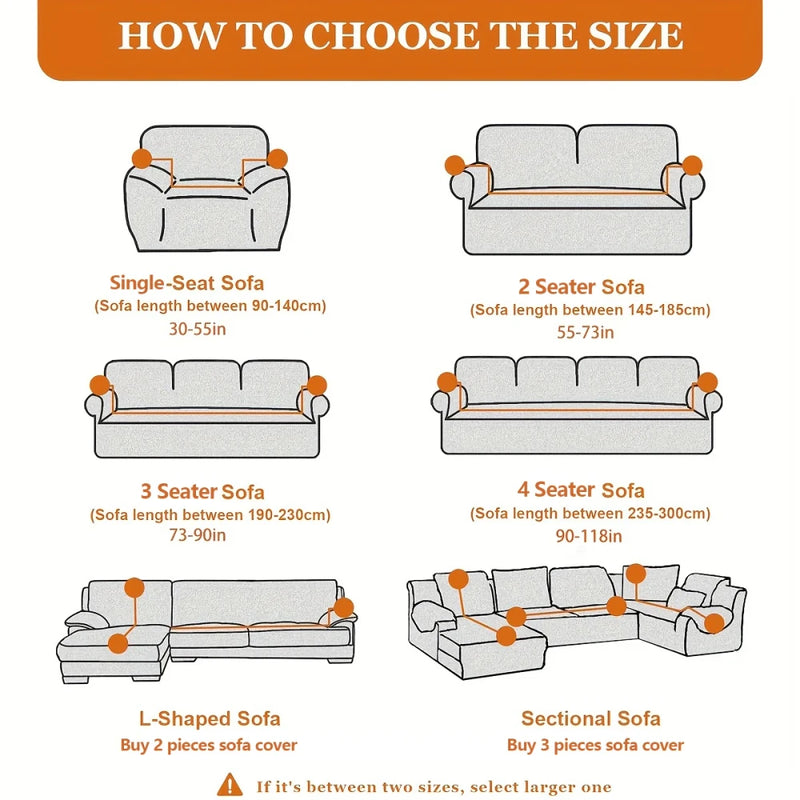 Solid Color Stretch Sofa Slipcover