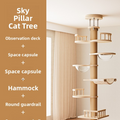 Multi-Level Cat Climbing Tree with Nest