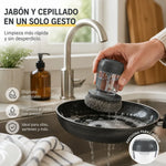 Dishwashing Brush with Soap Dispenser
