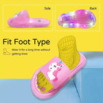 Cartoon Unicorn Kids Slippers