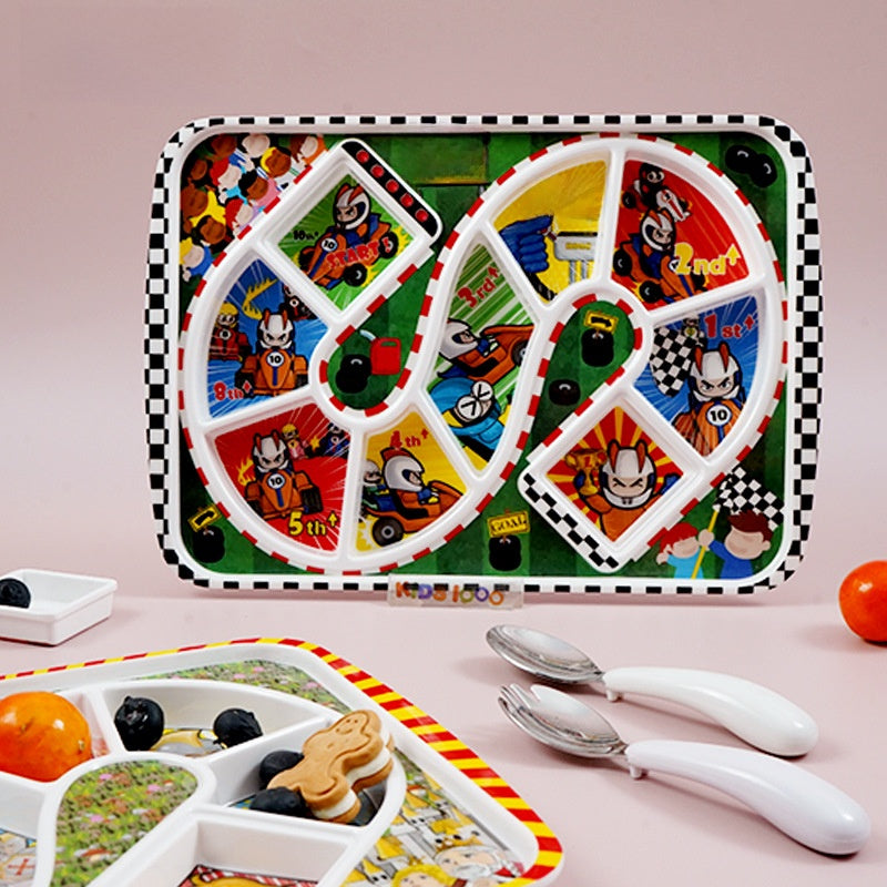 Creative Childrens Multi-Compartment Dinner Plate